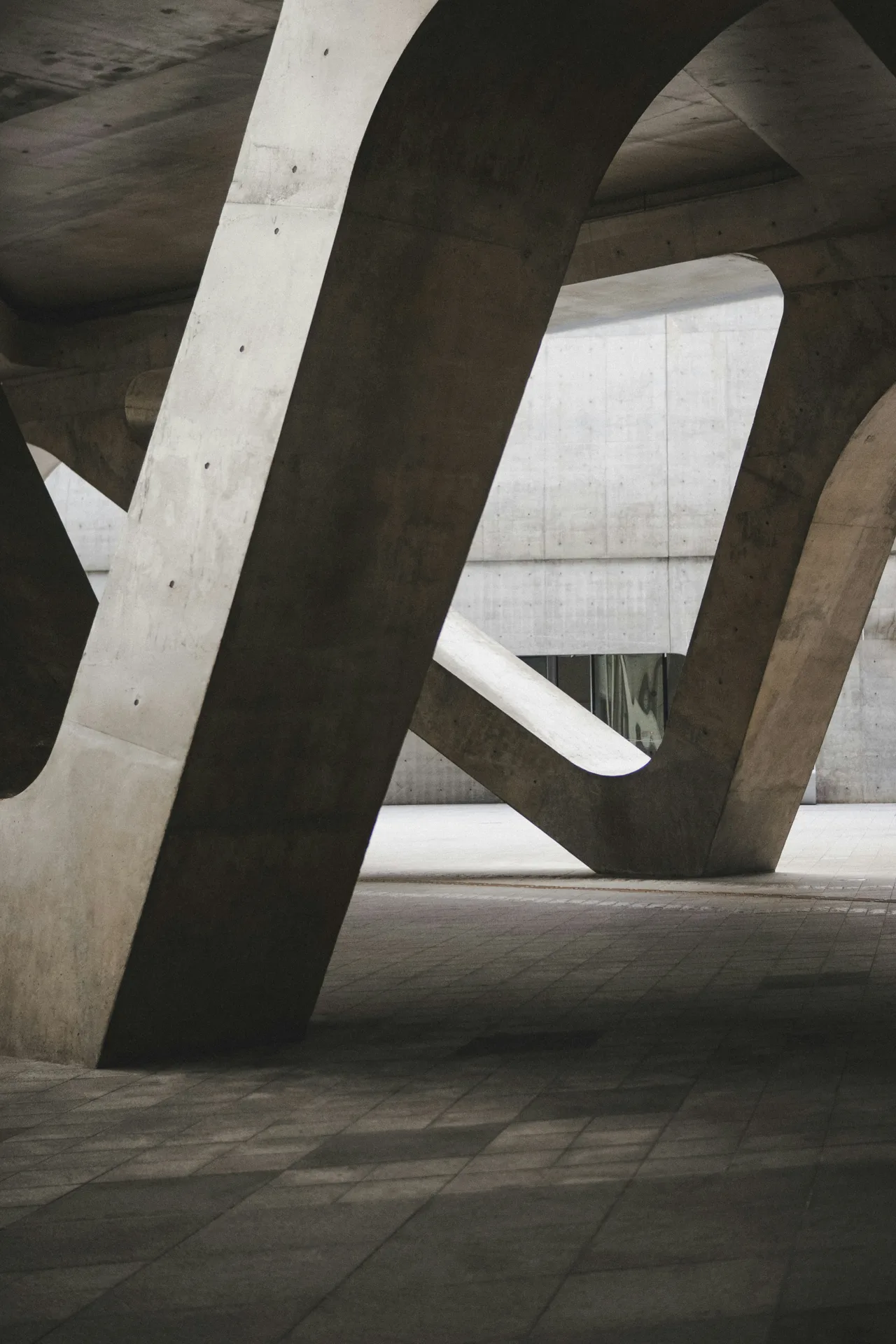decorative architectural concrete plaza at a Gatineau commercial property