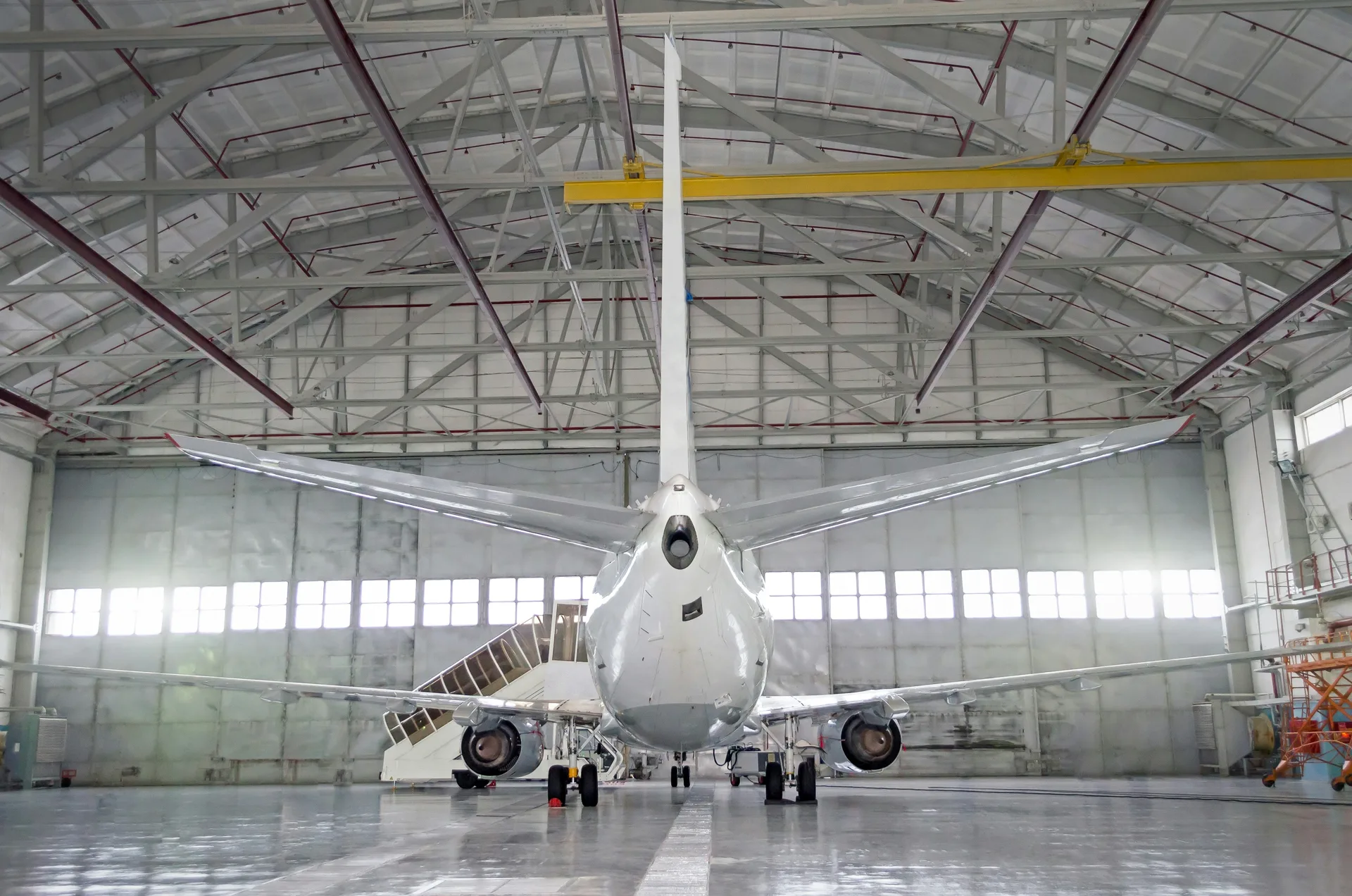 topical hardener applied to a heavy-duty manufacturing floor