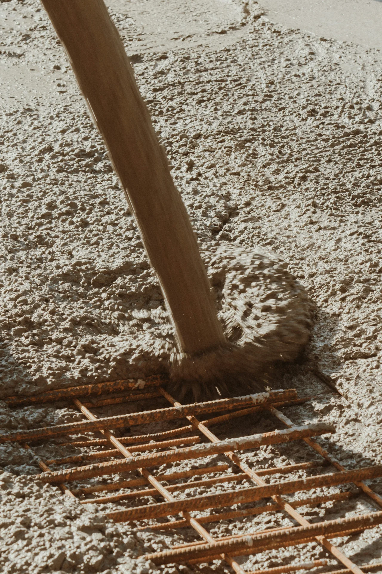Mapei Ultraplan being poured on a Gatineau substrate