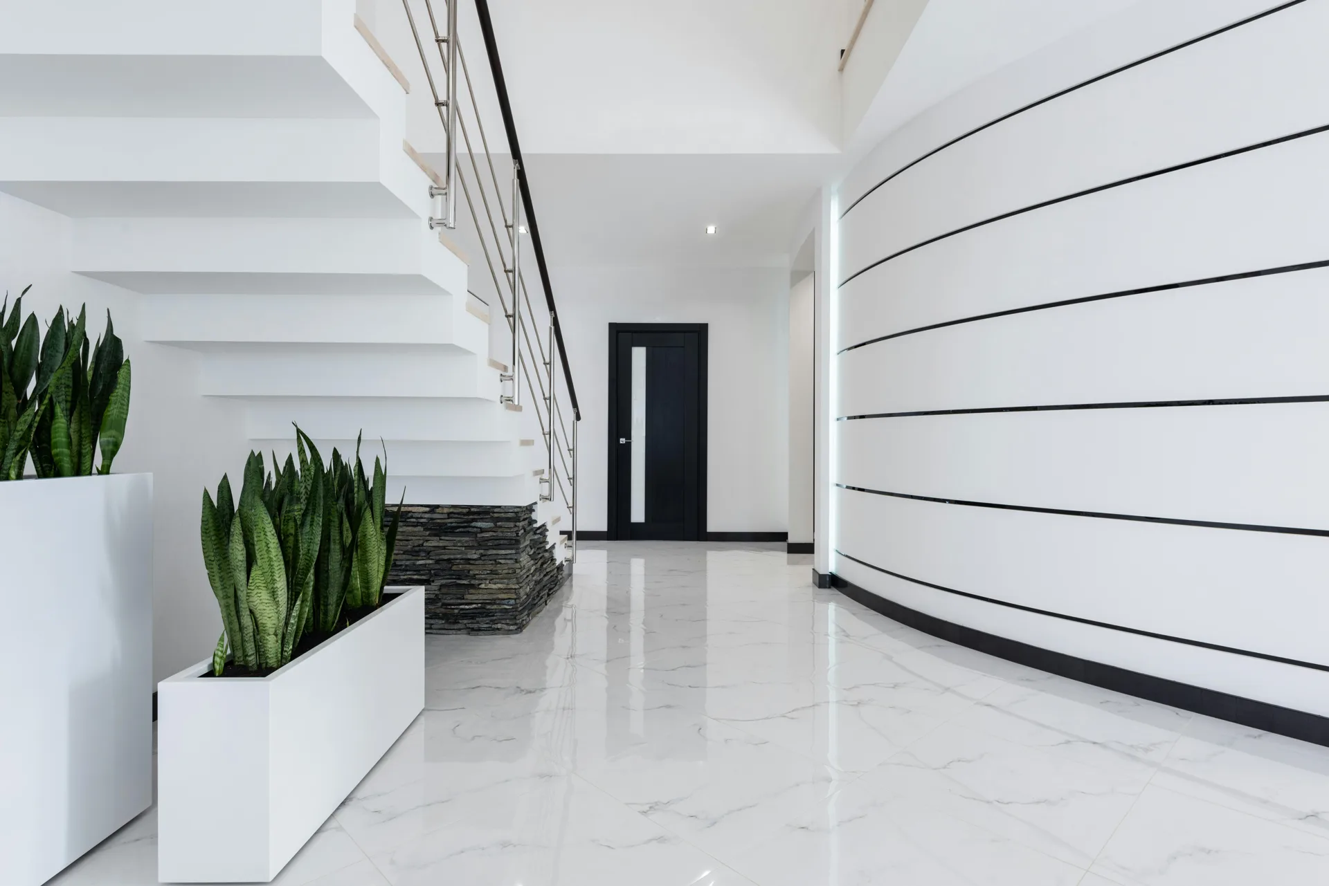 finished basement floor in a Gatineau home, polished and flat